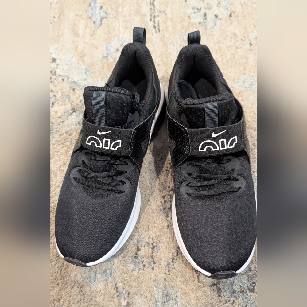 Nike Black and White Air Slip-On Sneakers